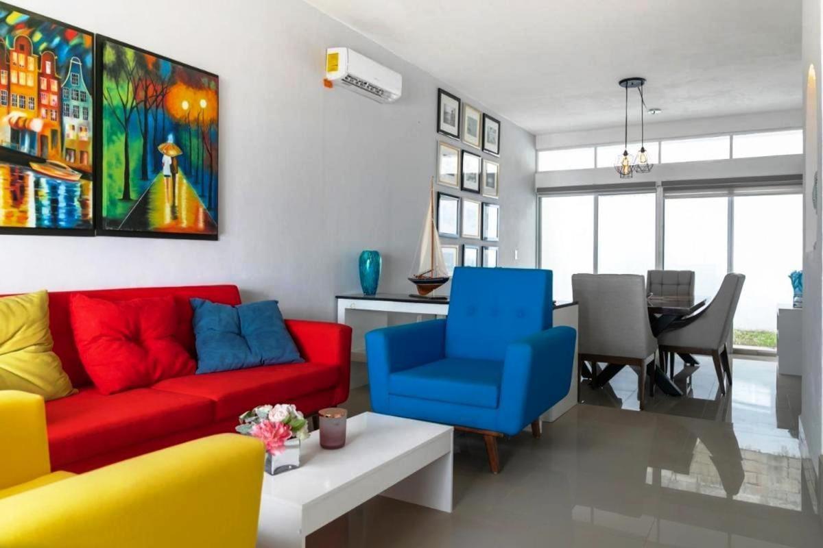 Confortable Casa En Cozumel, Condominio Con Vista Al Mar # 10 Exterior photo